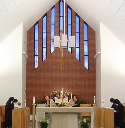 Sisters praying in choir